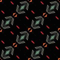 Batik Textile ikat chevron seamless pattern digital vector design for Print saree Kurti Borneo Fabric border brush symbols swatches designer