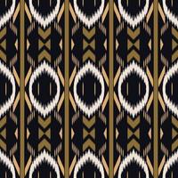 Ikat seamless pattern tribal abstract Seamless Pattern. Ethnic Geometric Ikkat Batik Digital vector textile Design for Prints Fabric saree Mughal brush symbol Swaths texture Kurti Kurtis Kurtas