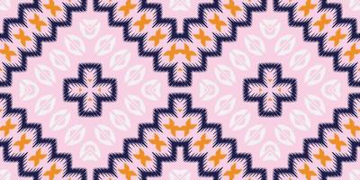 Batik Textile ikat texture seamless pattern digital vector design for Print saree Kurti Borneo Fabric border brush symbols swatches designer