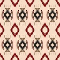 Motif ikat background seamless pattern digital vector design for Print saree Kurti Borneo Fabric border brush symbols swatches stylish