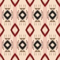 Motif ikat background seamless pattern digital vector design for Print saree Kurti Borneo Fabric border brush symbols swatches stylish