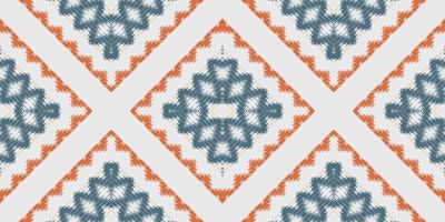 Ethnic ikat damask batik textile seamless pattern digital vector design for Print saree Kurti Borneo Fabric border brush symbols swatches designer