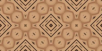 Ethnic ikat prints batik textile seamless pattern digital vector design for Print saree Kurti Borneo Fabric border brush symbols swatches party wear