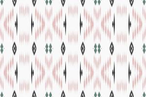 ikat diseña un patrón cruzado tribal sin costuras. étnico geométrico ikkat batik vector digital diseño textil para estampados tela sari mughal cepillo símbolo franjas textura kurti kurtis kurtas