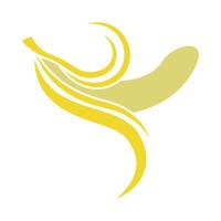 Banana logo icon design vector