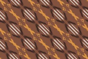 Batik Textile Ikkat or ikat fabric seamless pattern digital vector design for Print saree Kurti Borneo Fabric border brush symbols swatches stylish