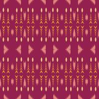 motivo ikat flor patrón sin costuras diseño vectorial digital para imprimir saree kurti borneo borde de tela símbolos de pincel muestras ropa de fiesta vector