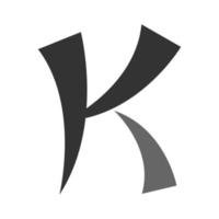 diseño de icono de logotipo de letra k vector