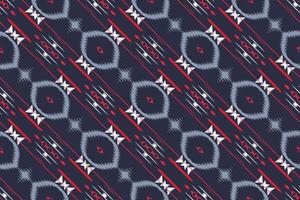 Ikat seamless tribal color Geometric Traditional ethnic oriental design for the background. Folk embroidery, Indian, Scandinavian, Gypsy, Mexican, African rug, wallpaper. vector