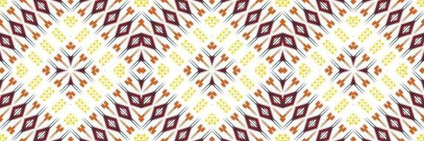 batik textil ikat marco de patrones sin fisuras diseño vectorial digital para imprimir saree kurti borde de tela símbolos de pincel muestras de algodón vector