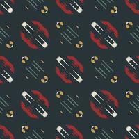 Batik Textile Motif ikat damask seamless pattern digital vector design for Print saree Kurti Borneo Fabric border brush symbols swatches designer