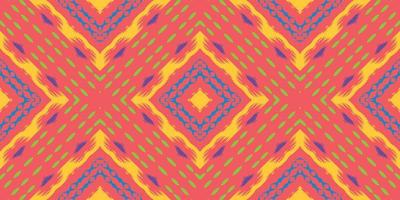 Ikat floral tribal abstract Seamless Pattern. Ethnic Geometric Ikkat Batik Digital vector textile Design for Prints Fabric saree Mughal brush symbol Swaths texture Kurti Kurtis Kurtas