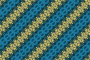 Batik Textile ikat diamond seamless pattern digital vector design for Print saree Kurti Borneo Fabric border brush symbols swatches party wear