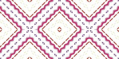 étnico ikat chevron batik textil de patrones sin fisuras diseño vectorial digital para imprimir saree kurti borneo borde de tela símbolos de pincel muestras de algodón vector