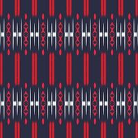 Motif ikat vector seamless pattern digital vector design for Print saree Kurti Borneo Fabric border brush symbols swatches cotton