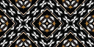 ikat puntos cruz tribal patrón sin costuras. étnico geométrico ikkat batik vector digital diseño textil para estampados tela sari mughal cepillo símbolo franjas textura kurti kurtis kurtas