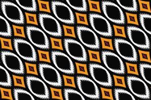 Ikkat or ikat prints batik textile seamless pattern digital vector design for Print saree Kurti Borneo Fabric border brush symbols swatches party wear