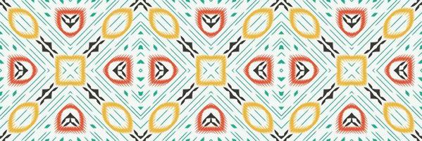 batik textil étnico ikat flor de patrones sin fisuras diseño de vector digital para imprimir saree kurti borneo borde de tela símbolos de pincel muestras ropa de fiesta