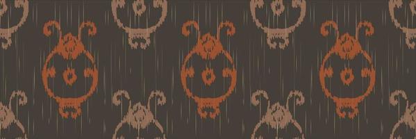 Ikat Damask Scandinavian embroidery, ikat seamless pattern tribal abstract, Asian design Digital textile Asian Design ancient art for Prints Fabric saree Mughal Swaths texture Kurti Kurtis Kurtas vector