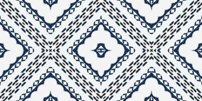 Ikkat or ikat prints batik textile seamless pattern digital vector design for Print saree Kurti Borneo Fabric border brush symbols swatches party wear