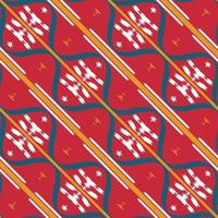 batik textil ikat raya de patrones sin fisuras diseño vectorial digital para imprimir saree kurti borneo borde de tela símbolos de pincel muestras ropa de fiesta vector