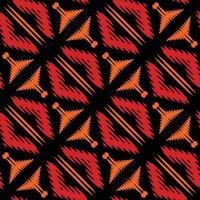 Ikat diamond tribal color Seamless Pattern. Ethnic Geometric Ikkat Batik Digital vector textile Design for Prints Fabric saree Mughal brush symbol Swaths texture Kurti Kurtis Kurtas