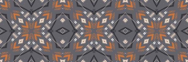 Ikat damask batik textile seamless pattern digital vector design for Print saree Kurti Borneo Fabric border brush symbols swatches designer