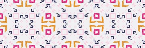 Ikat stripe batik textile seamless pattern digital vector design for Print saree Kurti Borneo Fabric border brush symbols swatches designer