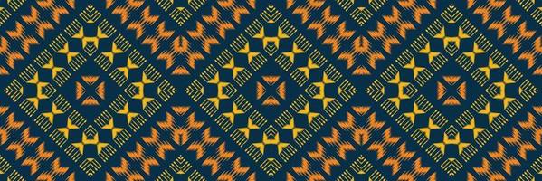 Batik Textile ikat triangle seamless pattern digital vector design for Print saree Kurti Borneo Fabric border brush symbols swatches designer