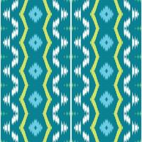 batik textil étnico ikat impresión de patrones sin fisuras diseño vectorial digital para impresión saree kurti borneo borde de tela símbolos de pincel muestras de algodón vector