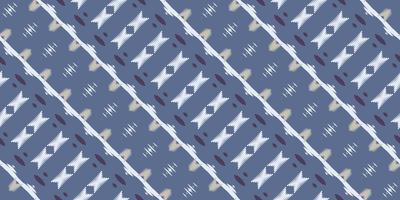 Ikat fabric batik textile seamless pattern digital vector design for Print saree Kurti Borneo Fabric border brush symbols swatches designer