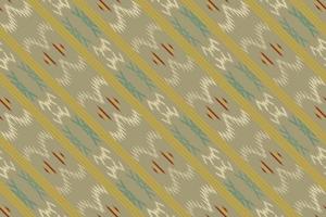 Batik Textile Ikkat or ikat frame seamless pattern digital vector design for Print saree Kurti Borneo Fabric border brush symbols swatches designer