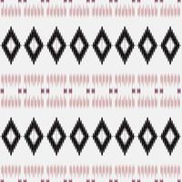 Motif ikat flower seamless pattern digital vector design for Print saree Kurti Borneo Fabric border brush symbols swatches designer