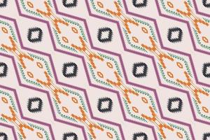 Ikat print tribal abstract Geometric Traditional ethnic oriental design for the background. Folk embroidery, Indian, Scandinavian, Gypsy, Mexican, African rug, wallpaper. vector