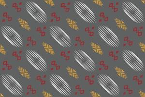 Ikat designs batik textile seamless pattern digital vector design for Print saree Kurti Borneo Fabric border brush symbols swatches designer