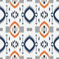 Ikat diamond tribal African Seamless Pattern. Ethnic Geometric Batik Ikkat Digital vector textile Design for Prints Fabric saree Mughal brush symbol Swaths texture Kurti Kurtis Kurtas