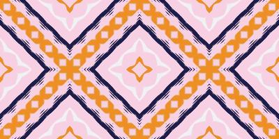 Motif ikat background batik textile seamless pattern digital vector design for Print saree Kurti Borneo Fabric border brush symbols swatches designer