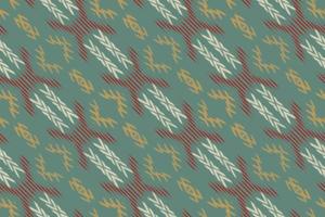 Batik Textile Ikkat or ikat diamond seamless pattern digital vector design for Print saree Kurti Borneo Fabric border brush symbols swatches designer