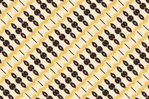 Ethnic ikat stripe batik textile seamless pattern digital vector design for Print saree Kurti Borneo Fabric border brush symbols swatches designer