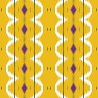 marco ikat batik textil patrón sin costuras diseño vectorial digital para imprimir saree kurti borde de tela símbolos de pincel muestras ropa de fiesta vector