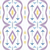 Ikat flower tribal background Seamless Pattern. Ethnic Geometric Batik Ikkat Digital vector textile Design for Prints Fabric saree Mughal brush symbol Swaths texture Kurti Kurtis Kurtas