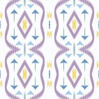 ikat flor fondo tribal de patrones sin fisuras. étnico geométrico batik ikkat vector digital diseño textil para estampados tela sari mogol cepillo símbolo franjas textura kurti kurtis kurtas