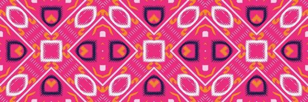 batik textil étnico ikat rayas de patrones sin fisuras diseño vectorial digital para imprimir saree kurti borneo borde de tela símbolos de pincel muestras diseñador vector