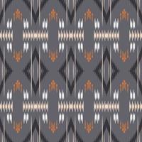 Motif ikat damask seamless pattern digital vector design for Print saree Kurti Borneo Fabric border brush symbols swatches designer