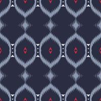 ikat vector tribal áfrica patrón sin costuras. étnico geométrico batik ikkat vector digital diseño textil para estampados tela sari mogol cepillo símbolo franjas textura kurti kurtis kurtas