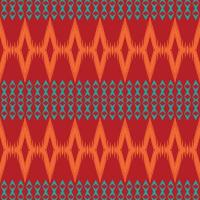 Motif ikat design seamless pattern digital vector design for Print saree Kurti Borneo Fabric border brush symbols swatches designer