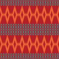 Motif ikat design seamless pattern digital vector design for Print saree Kurti Borneo Fabric border brush symbols swatches designer