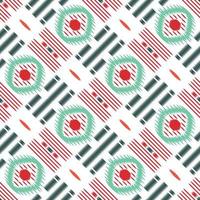 Ethnic ikat triangle batik textile seamless pattern digital vector design for Print saree Kurti Borneo Fabric border brush symbols swatches party wear