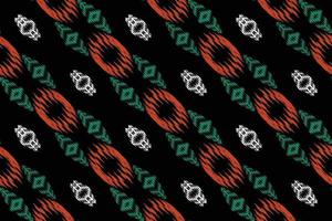 Batik Textile Ethnic ikat stripe seamless pattern digital vector design for Print saree Kurti Borneo Fabric border brush symbols swatches stylish