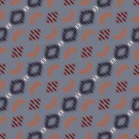 Batik Textile Motif ikat damask seamless pattern digital vector design for Print saree Kurti Borneo Fabric border brush symbols swatches designer
